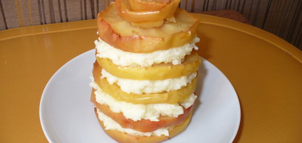 Необыкновенно вкусная каша ( с печенными яблоками)