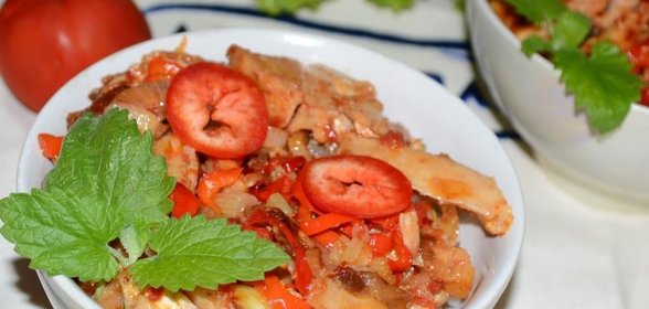 Утка карри по-тайски