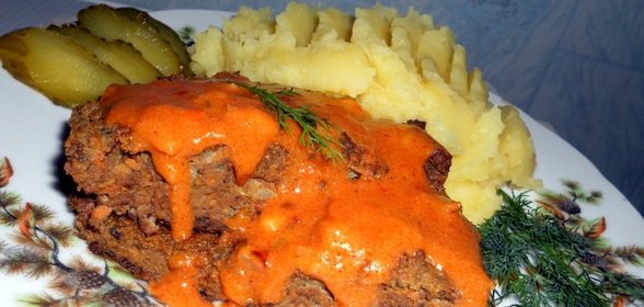 Запеканка из говяжей печени