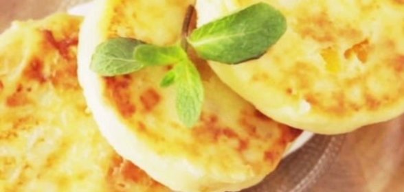 Сырники с изюмом и курагой