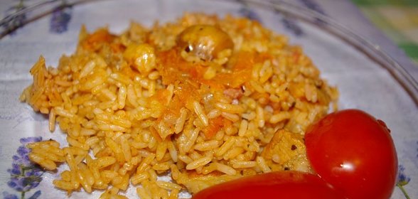 Плов по-осетински