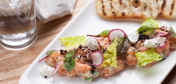 Тартар из лосося