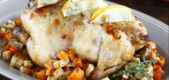 Курица с лимоном и тимьяном