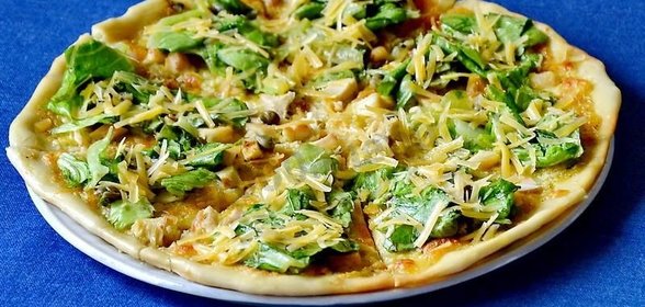 Пицца Цезарь в духовке