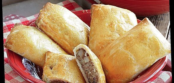 Книше с гречкой и грибами