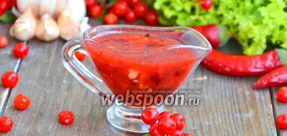 Соус из калины к мясу