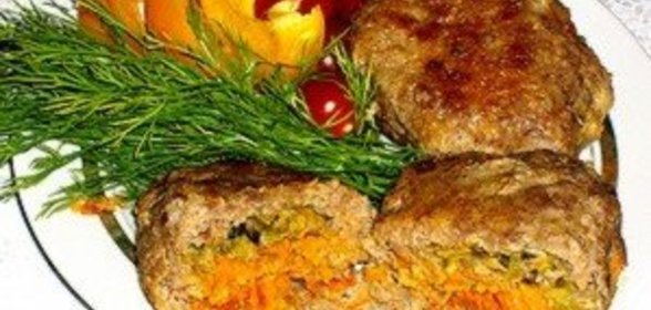 Зразы мясные слоеные