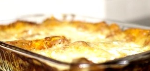 Лазанья из пельменей