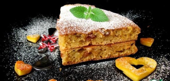 Дрожжевой тыквенный пирог с изюмом