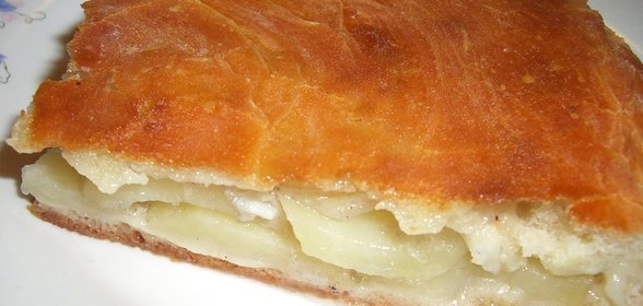 Пирог с картофелем и пангасиусом