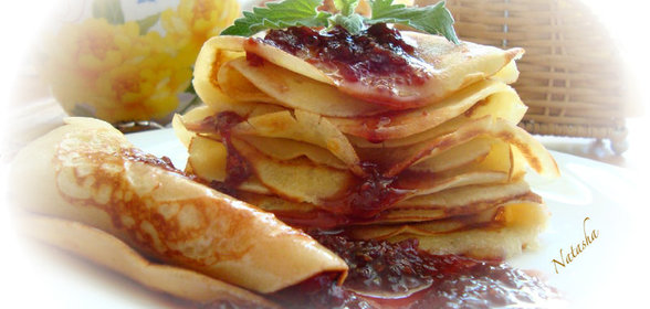 Сливочные,нежные блинчики