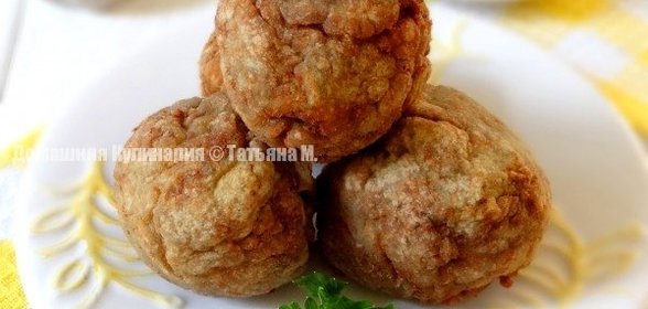 Котлетки во фритюре из речных карасей