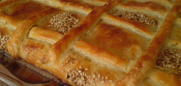 Румынский пирог с мясом