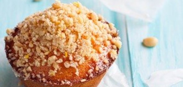 Сливочные кексы с медом и кедровыми орехами