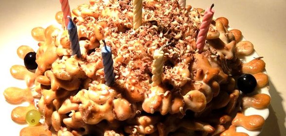 Торт из печенья Рыбки