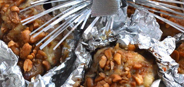 Куриные окорочка с орехами