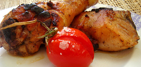 Куриные голяшечки и бедрышки в горчичном маринаде