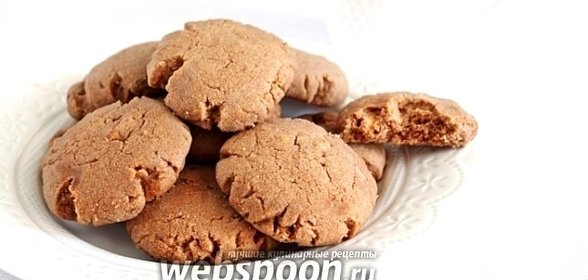 Рассыпчатое шоколадное печенье на оливковом масле