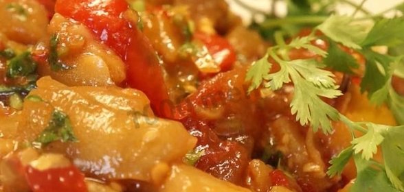 Сырая икра из баклажан