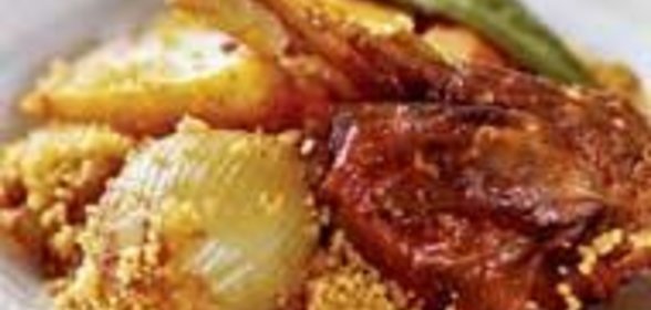 Кускус с мясом и овощами