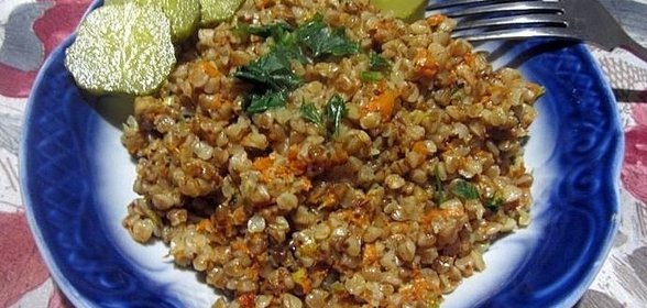 Гречневая каша с тыквой