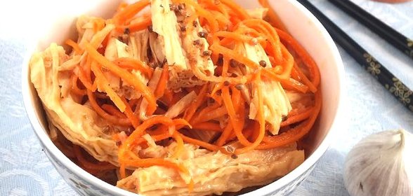 Соевая спаржа по-корейски