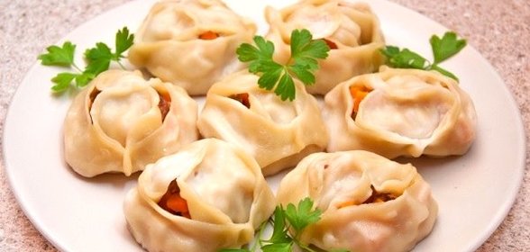 Манты с тыквой по-казахски