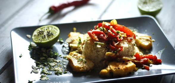 Треска с кускусом по‑мароккански