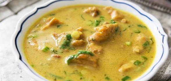 Курица карри с