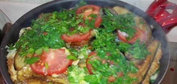 Куриные лангеты с овощами