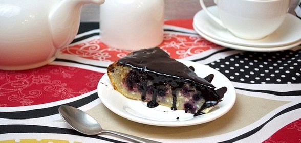 Черничный чизкейк