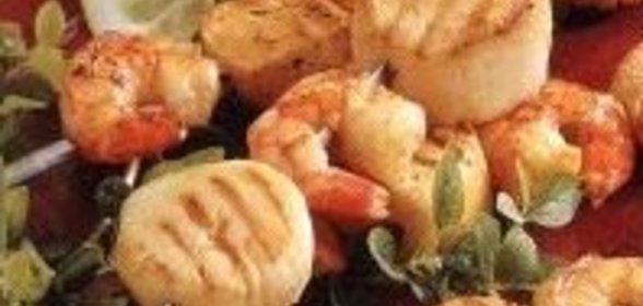 Шашлыки из морепродуктов