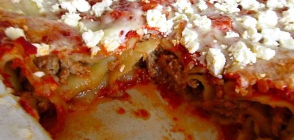 Простая мясная лазанья