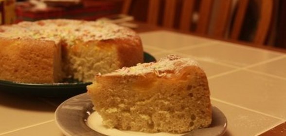 Шарлотка с мандаринами