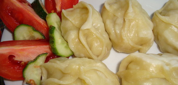 Манты с тыквой