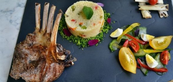 Каре ягненка с кус-кусом