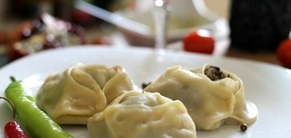 Манты с говядиной