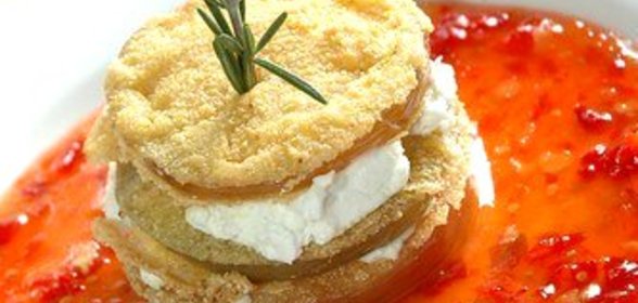 Жареные зеленые помидоры в панировке