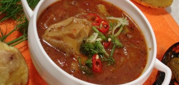 Суп-гуляш с лесными грибами. (Тест-драйв VITEK)