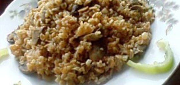 Армянский плов Полба с грибами