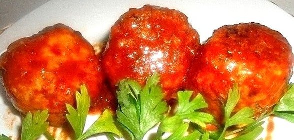 Тефтели из красной рыбы