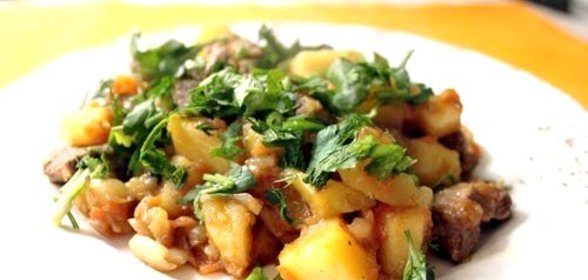 Рагу с бараниной и картошкой