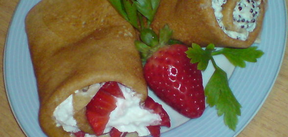 Сдобные блины из гречневой муки