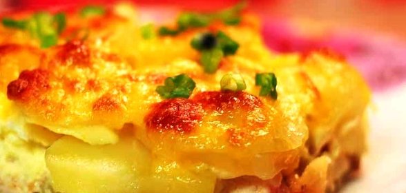 Картофельно-куриная запеканка