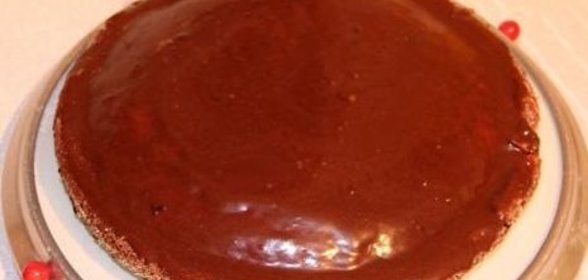 Торт с шоколадным кремом