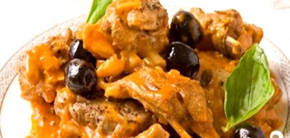 Рагу из баранины по-гречески