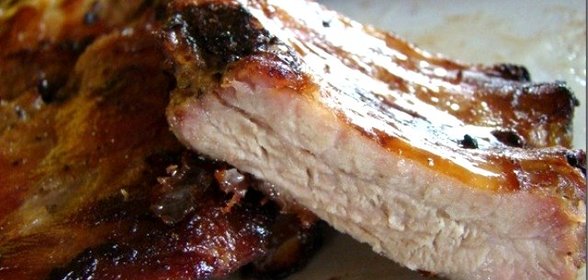 Ребрышки с горчицей и медом