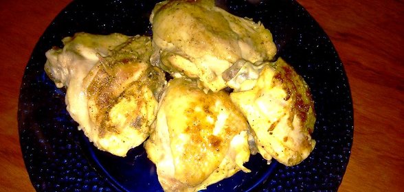 Жареные куриные бедрышки