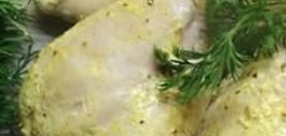 Утиная грудка с манго и картофельными розетками