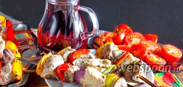 Шашлык маринованный в киви